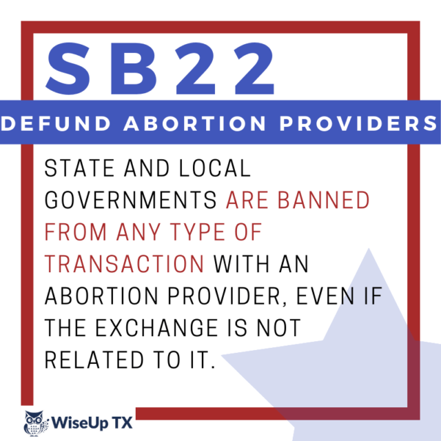 Texas SB22